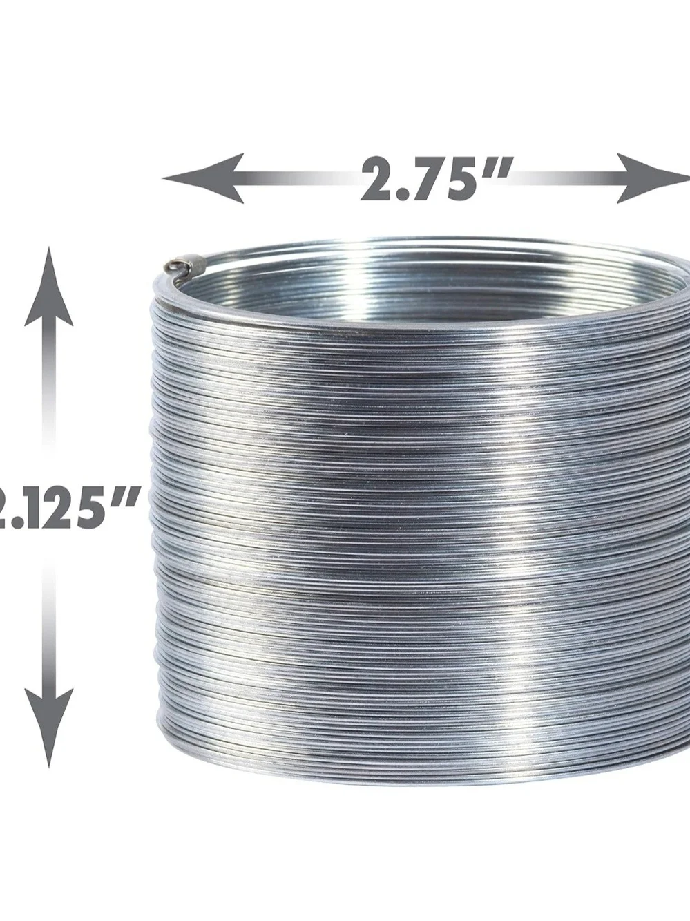 Link Silver Slinky Original Metal Spring Toy
